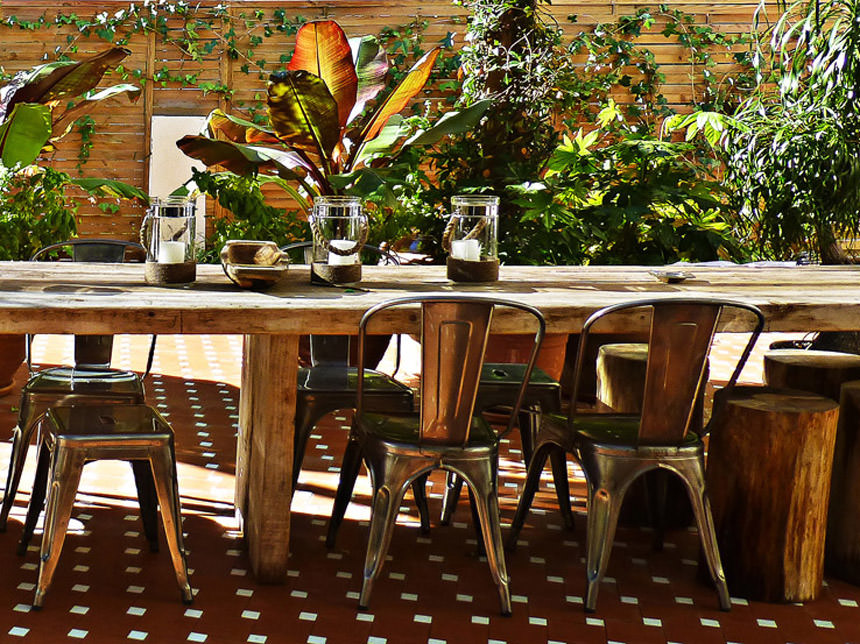 mesa madera maciza