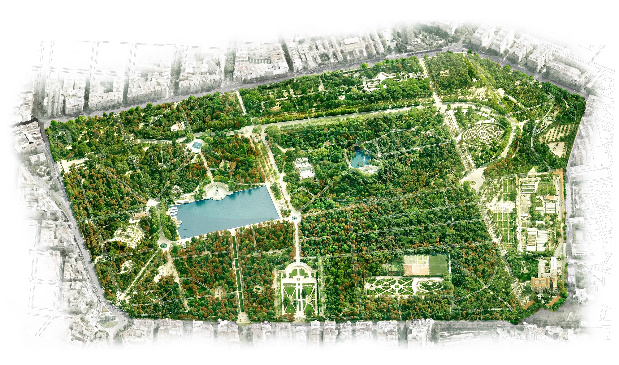 el retiro - jardines