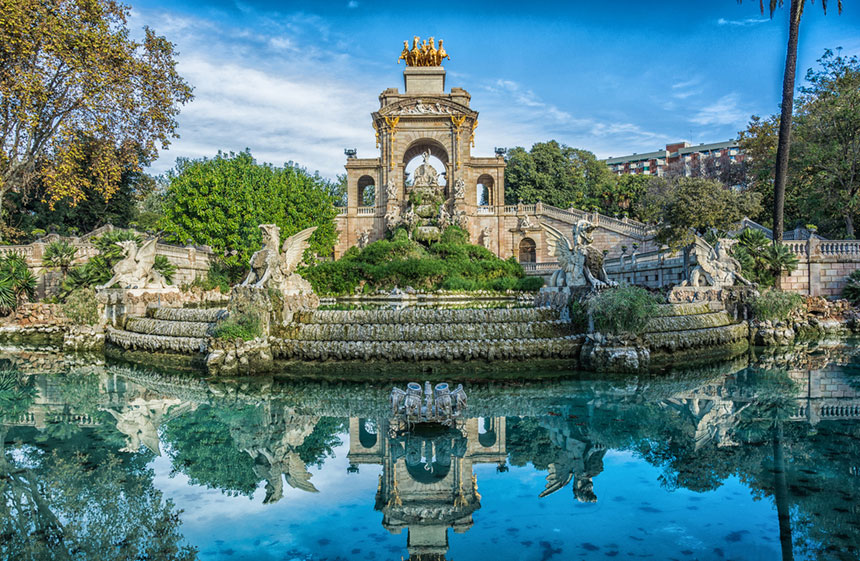 Los 10 jardines de España que no te puedes perder Parc de la Ciutadella en Barcelona