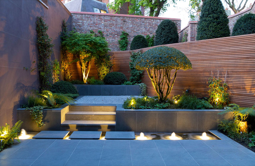 diseños de jardines minimalistas