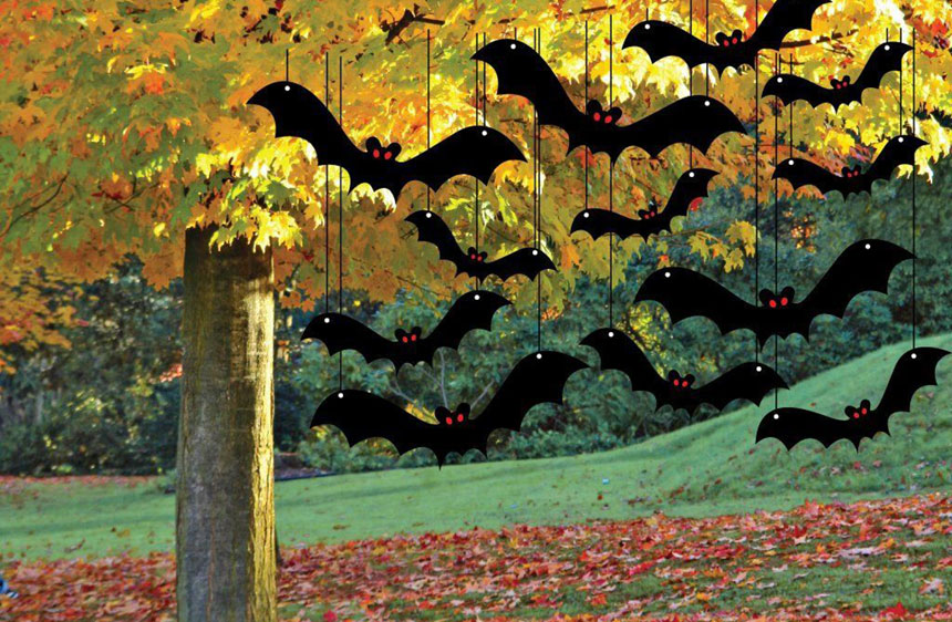 Decorar el jardín para halloween