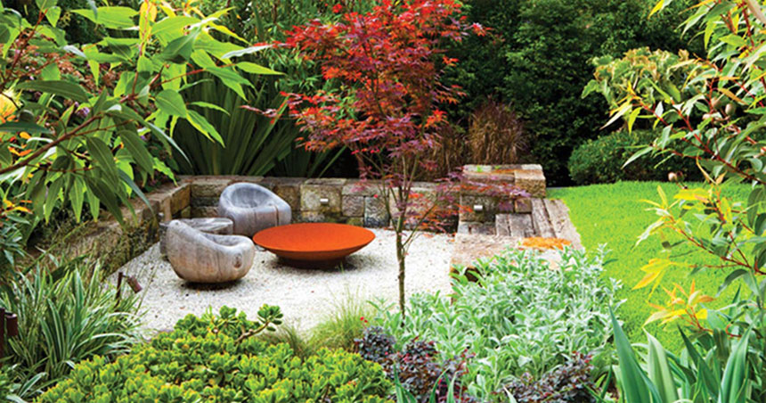 Diseño jardín wabi sabi